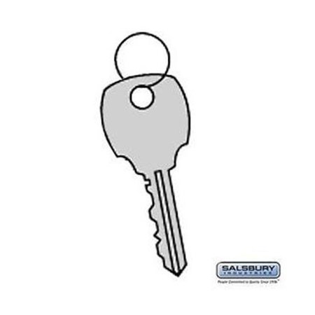 SALSBURY INDUSTRIES SalsburyIndustries 8111 Master Control Key For Built-In Combination Lock Of Heavy Duty Storage Cabinet 8111